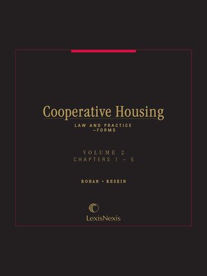 cover image of Cooperative Housing Law and Practice